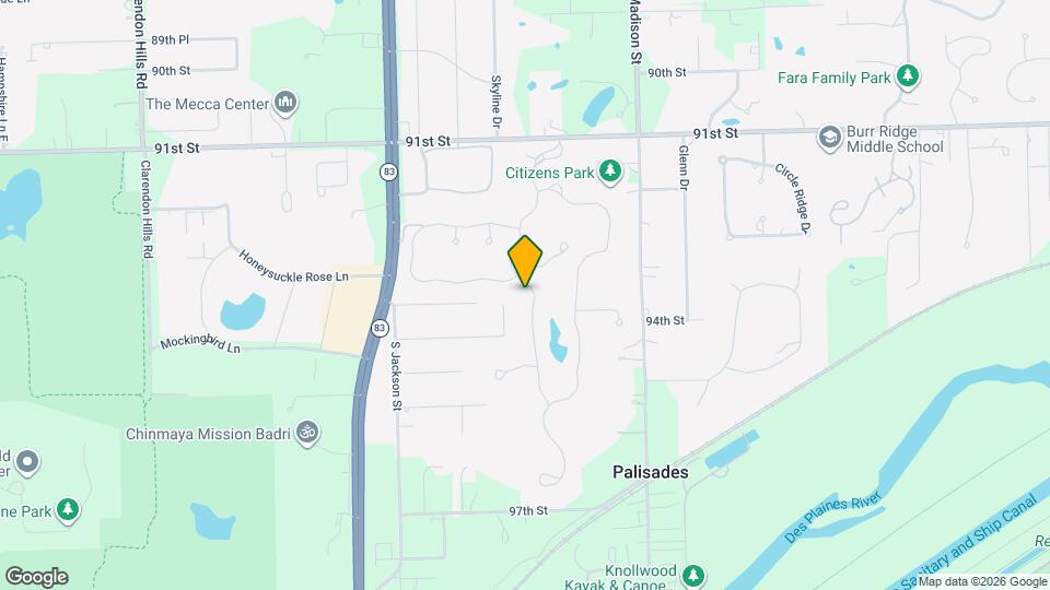 9336 Falling Waters Dr W Map and Location Details