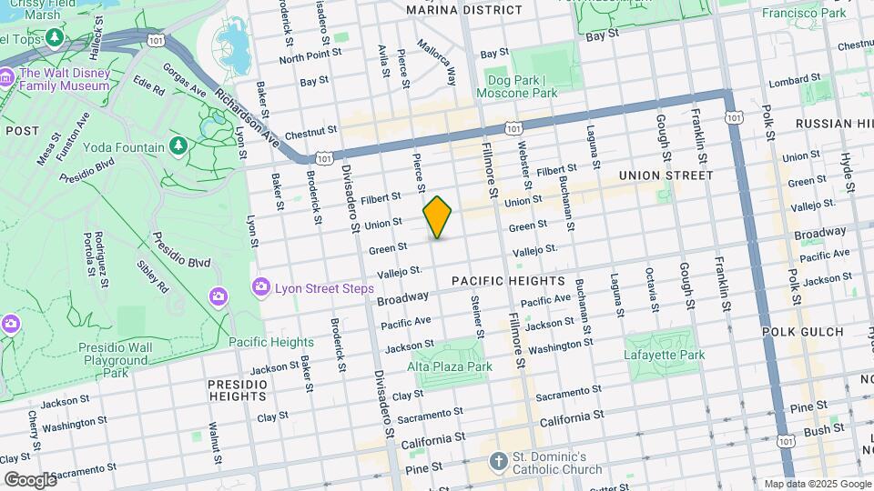2754 Pierce St Map and Location Details