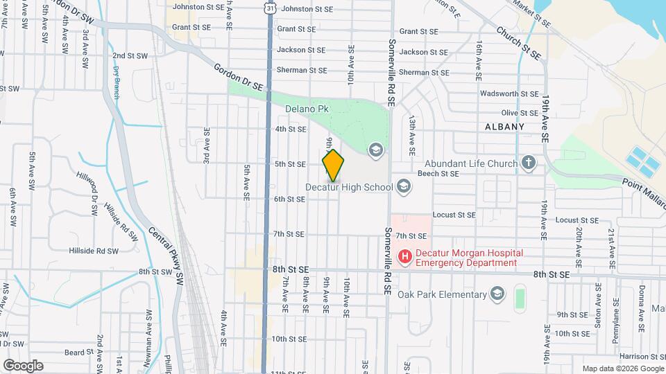 916 9th Ave SE Map and Location Details
