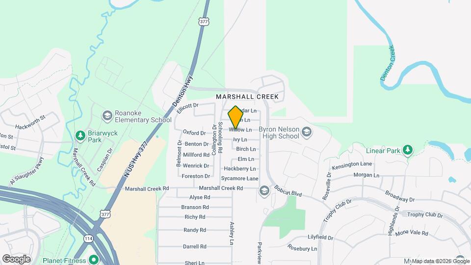 114 Willow Ln Map and Location Details