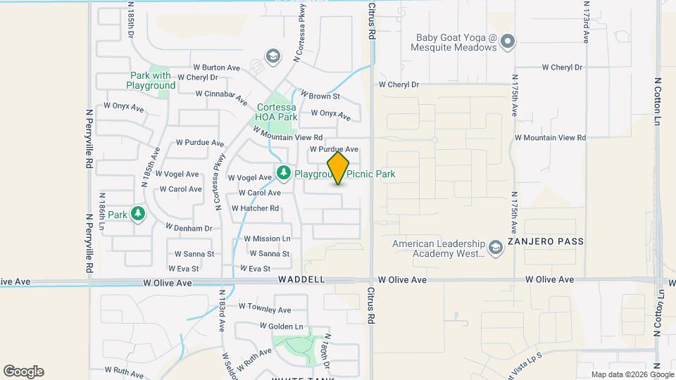 17964 W Carol Ave Map and Location Details