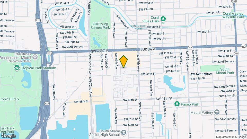 6821 SW 44th St Map and Location Details