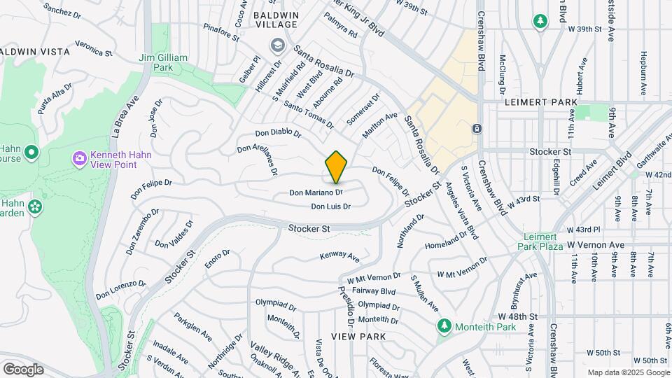 4151 Don Mariano Dr Map and Location Details