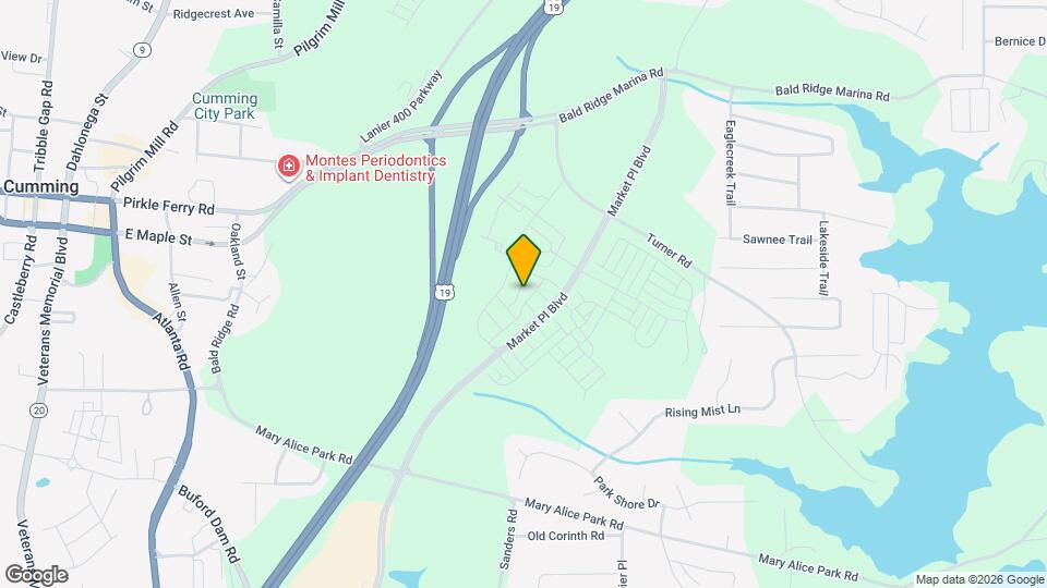 1245 Willowcrest Way Mapa y Detalles de la Ubicación