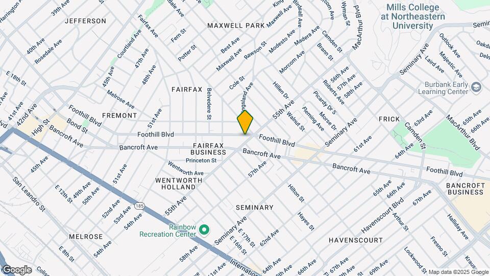 5471 Foothill Blvd Map and Location Details