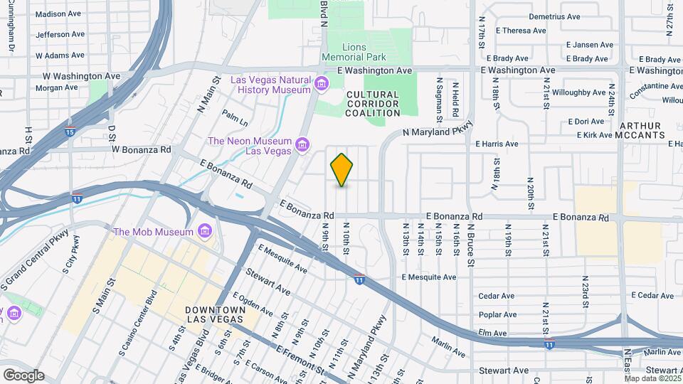 631 N 10th St Mapa y Detalles de la Ubicación