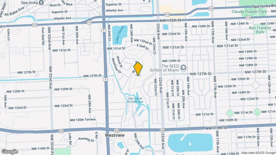 12609 NW 23rd Pl Map and Location Details