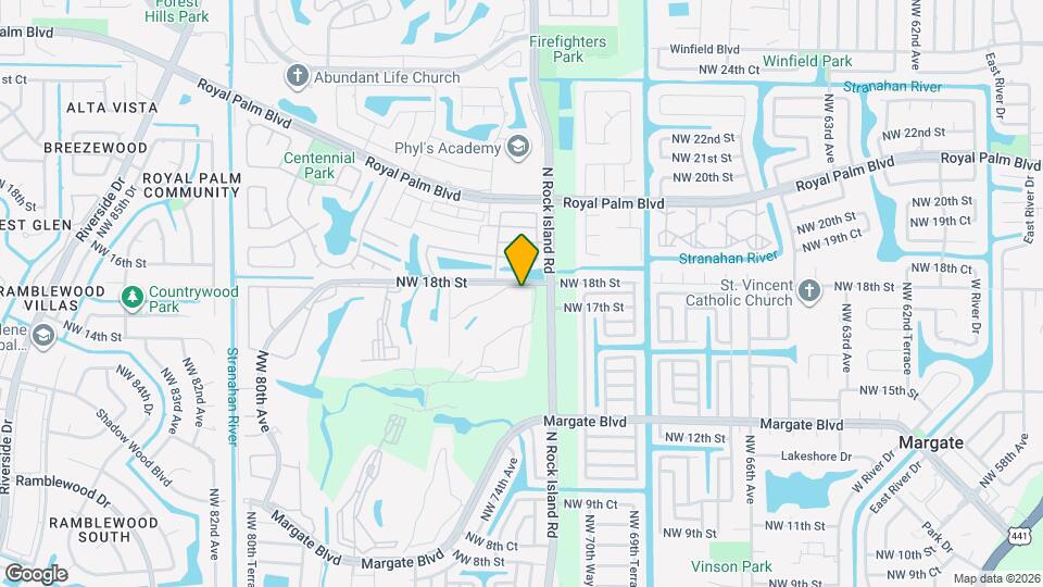 7370 NW 18th St Map and Location Details