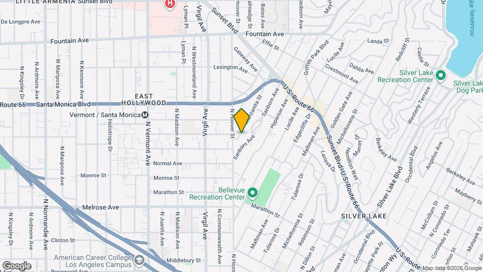 906 Manzanita St Map and Location Details