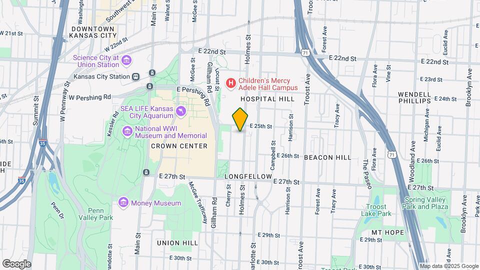 2514-2516 Holmes St Map and Location Details