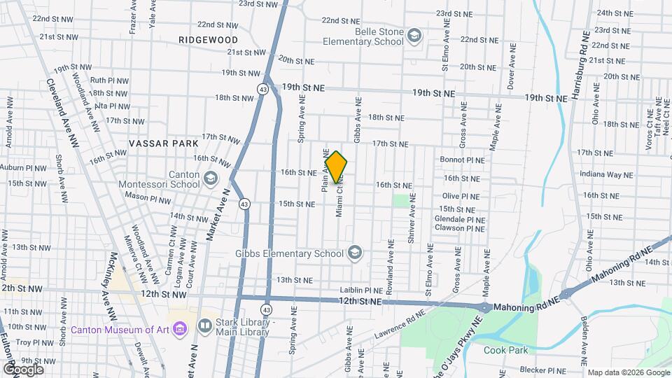 1525 Miami Ct NE Map and Location Details