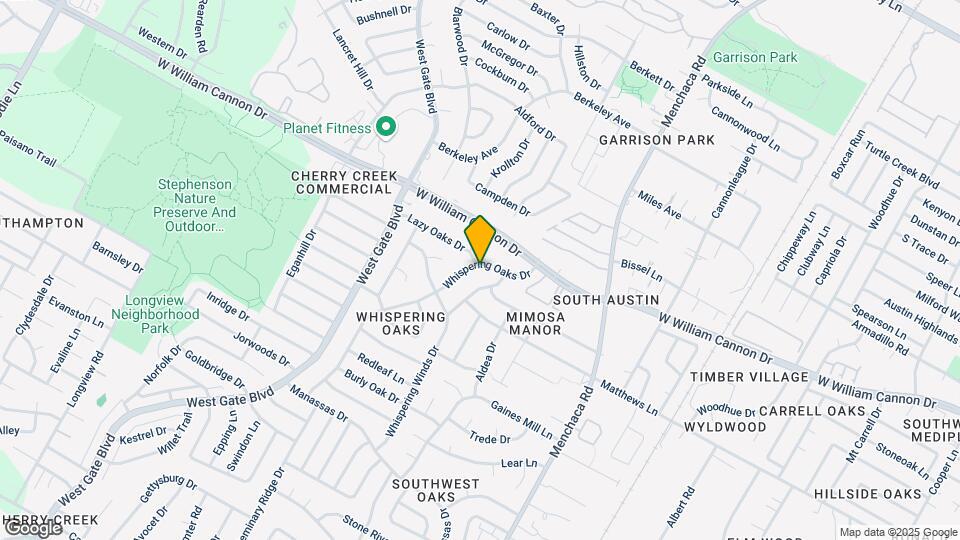 7009 Whispering Oaks Dr Map and Location Details