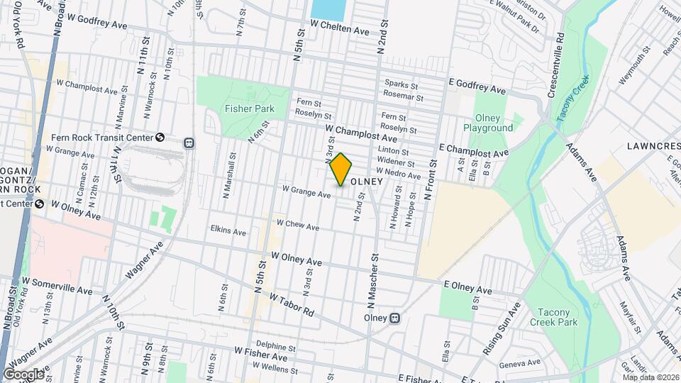 5810 N American St, Unit 2101 Mapa y Detalles de la Ubicación