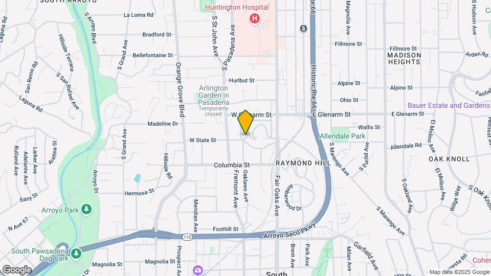 1146 Avoca Ave Mapa y Detalles de la Ubicación