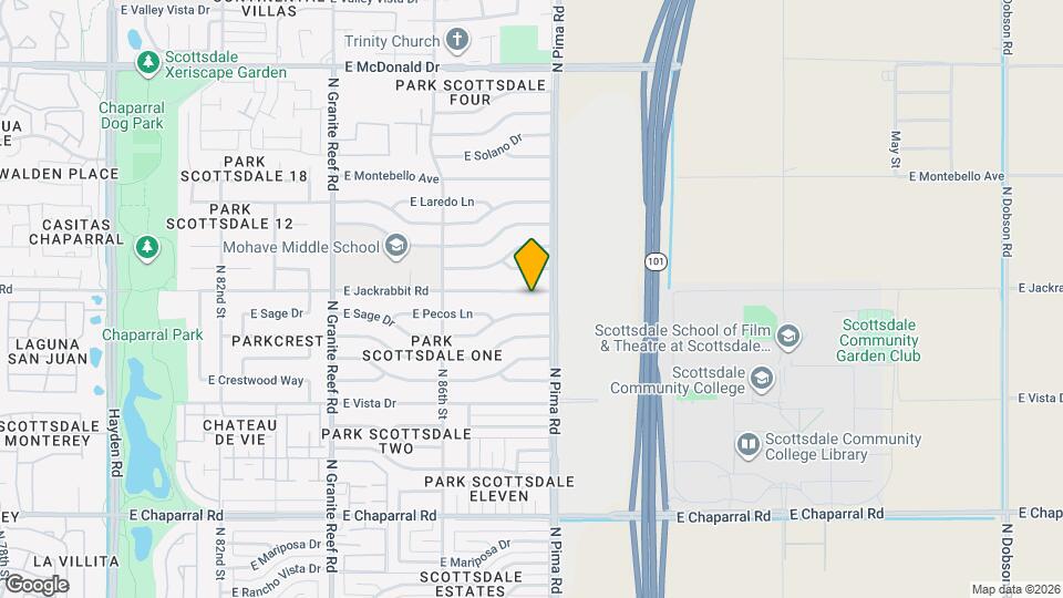 8737 E Jackrabbit Rd Map and Location Details