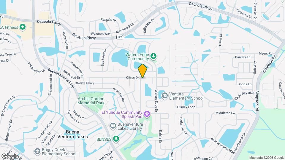 245 Citrus Dr, Unit Beautiful apartm Map and Location Details