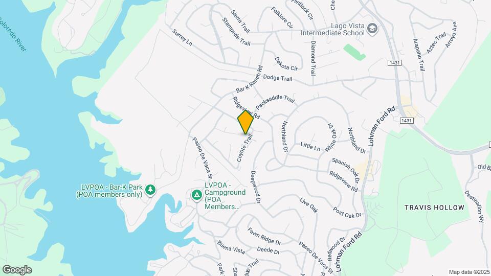 21472 Coyote Trail Map and Location Details