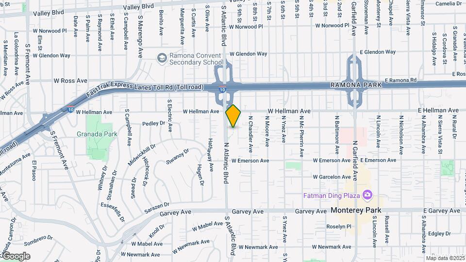 600 N Atlantic Blvd Map and Location Details