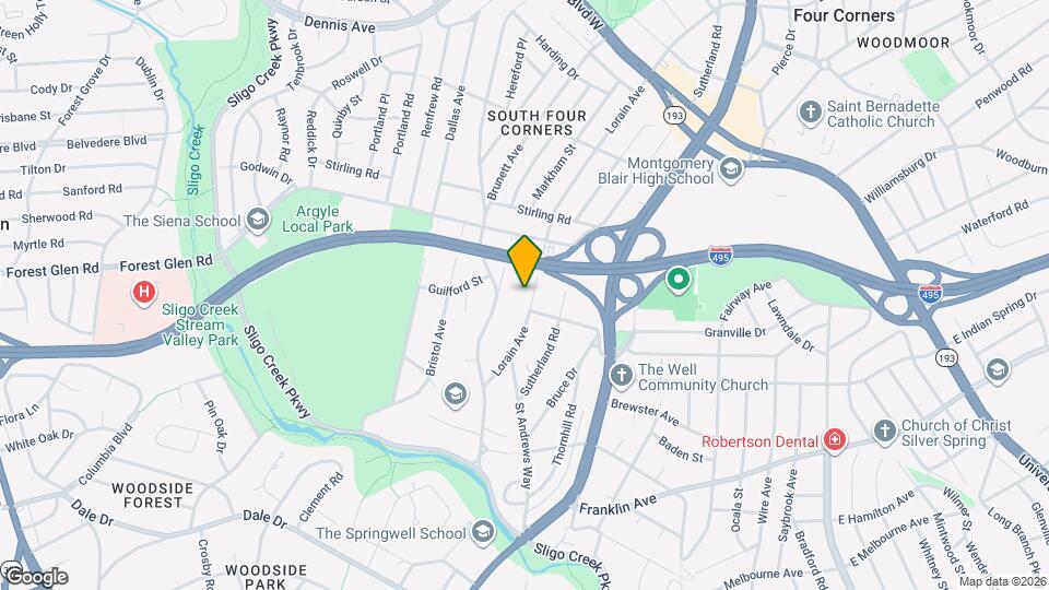 9704 Lorain Ave Map and Location Details