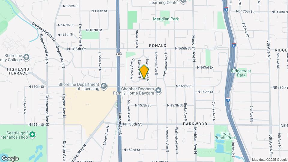 1319 N 161st St Map and Location Details