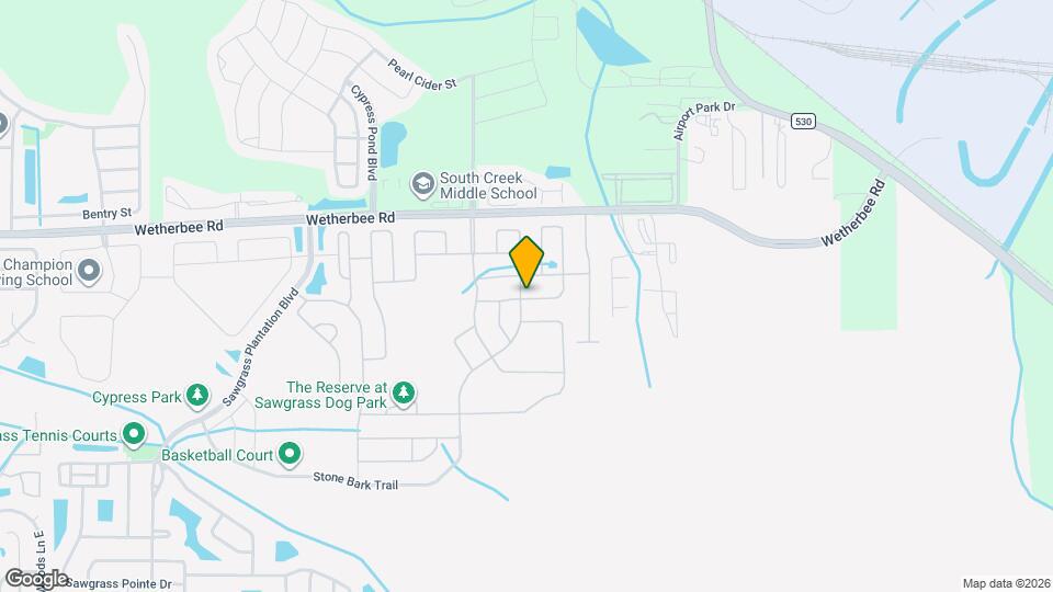 12093 Stone Bark Trail Map and Location Details