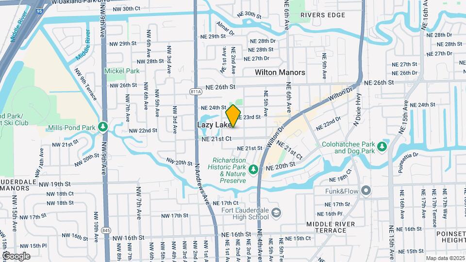 200 NE 22nd St Map and Location Details