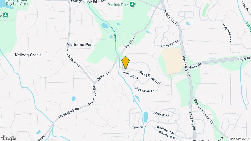 1028 Braddock Cir Map and Location Details