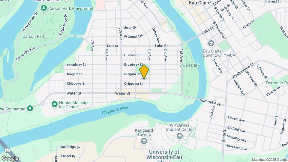 322 Chippewa St Map and Location Details