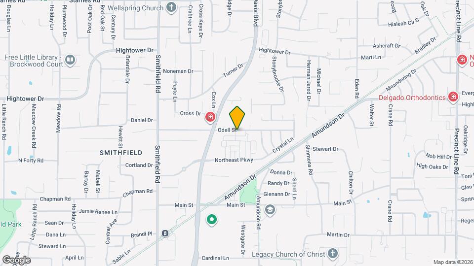 8300 Odell St Map and Location Details