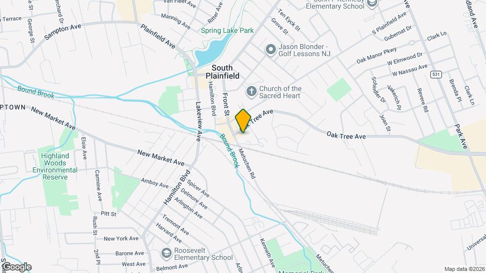 110 Oak Tree Ave Map and Location Details