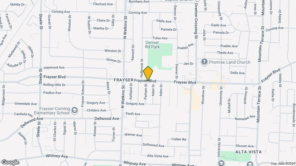3358 Parham St Map and Location Details