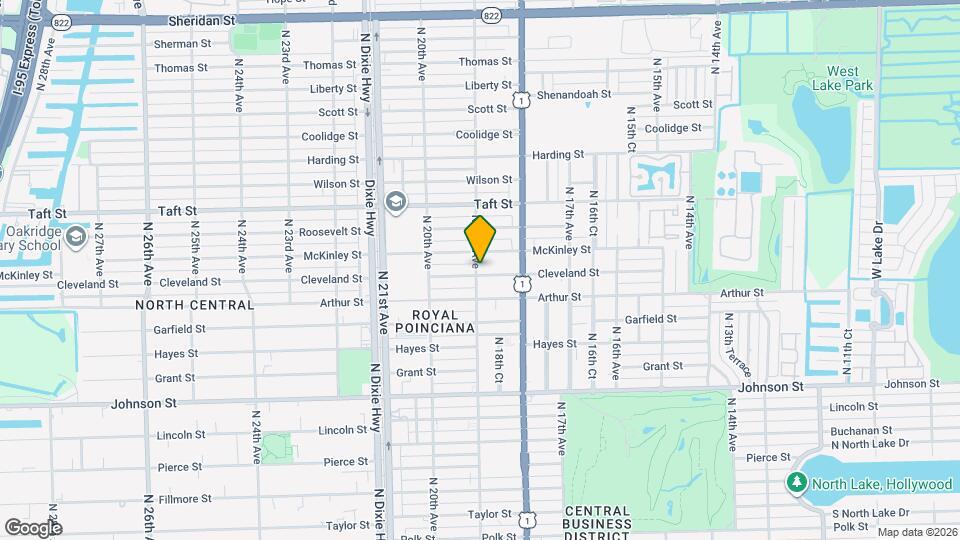 1855 Cleveland St Map and Location Details