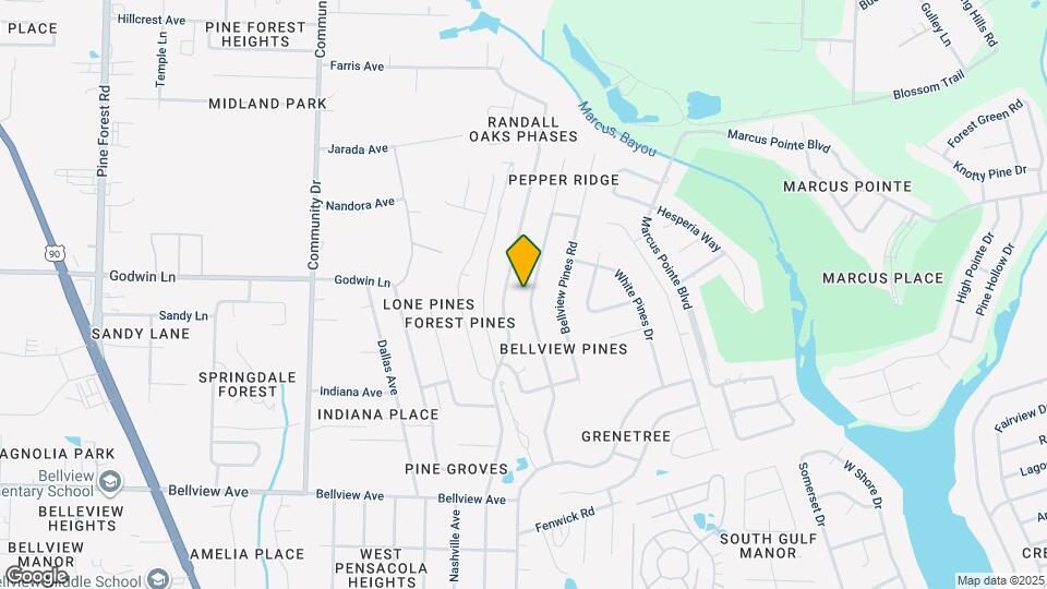 6611 Bellview Pines Pl Map and Location Details
