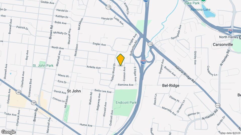 9215 Outerbelt Ct Map and Location Details