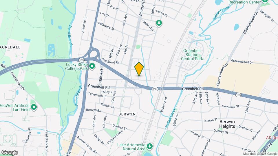 5022 Branchville Rd Map and Location Details