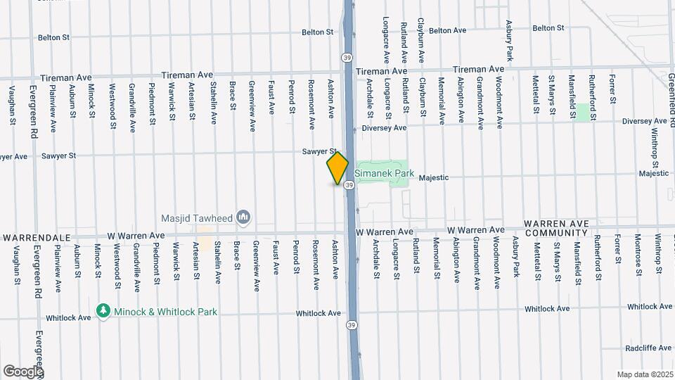 7326 Ashton Ave Map and Location Details