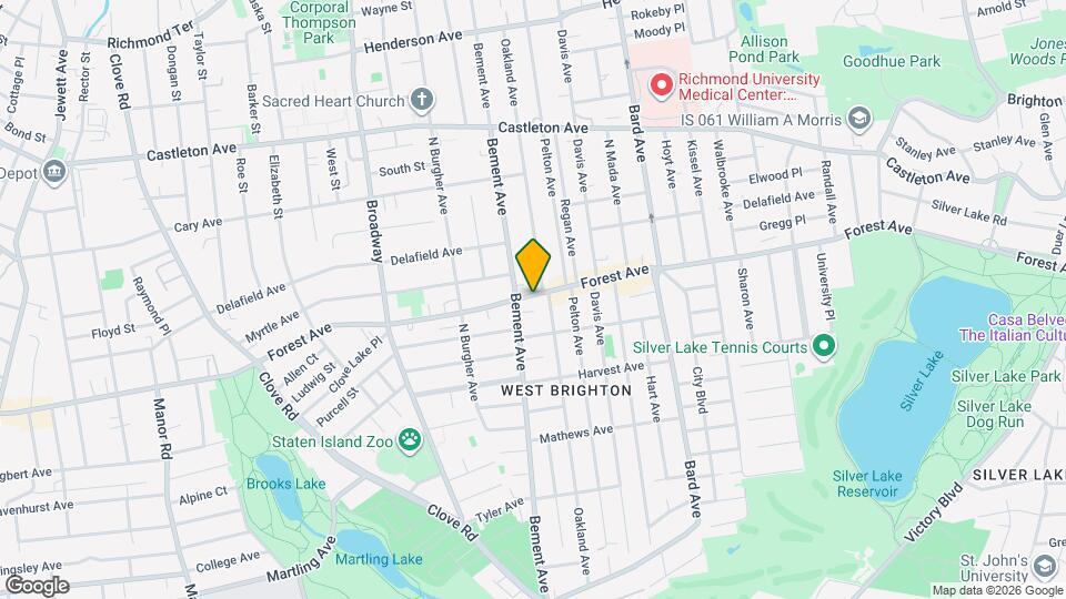 646 Forest Ave Mapa y Detalles de la Ubicación