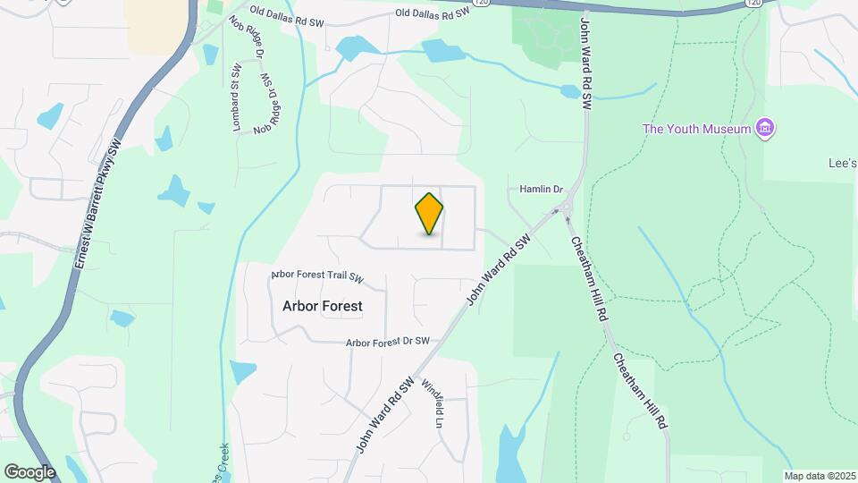 1897 Winding Creek Ln SW Map and Location Details