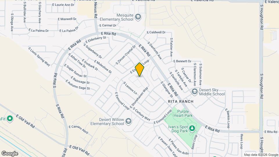 7845 S Kilbrennan Way Map and Location Details