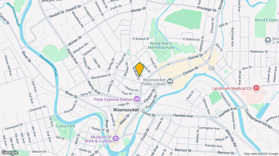 57 N Main St Map and Location Details