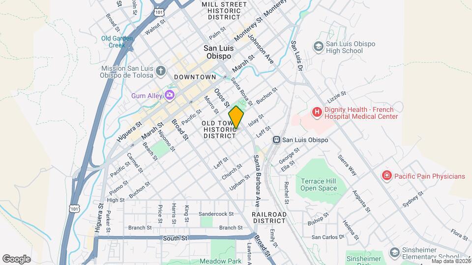 1544 Morro St Map and Location Details