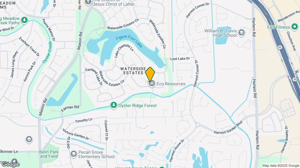 3707 Cane Lake Dr Map and Location Details