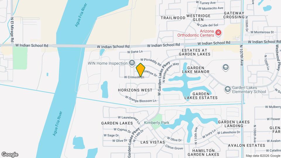 11403 W Crimson Ln Mapa y Detalles de la Ubicación