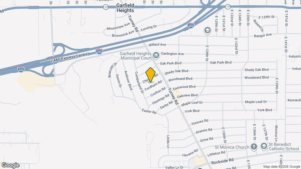 11611 Fordham Rd Map and Location Details