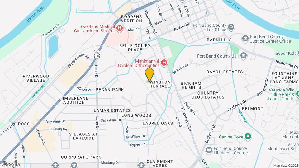 1319 Elm St Map and Location Details