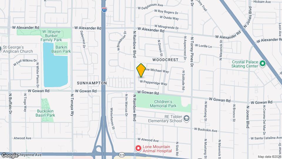 6644 W Pepperidge Way Map and Location Details