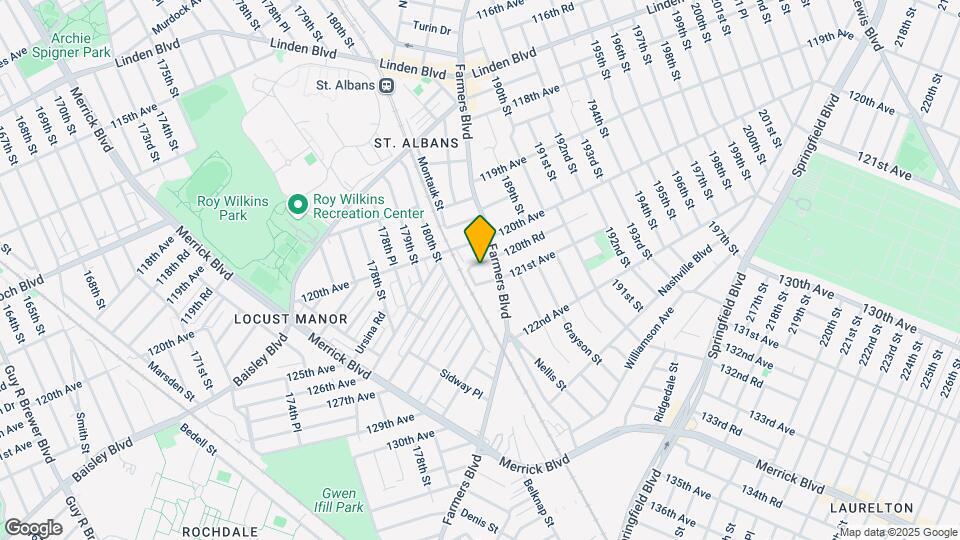 186-08-186-26 120th Rd Mapa y Detalles de la Ubicación