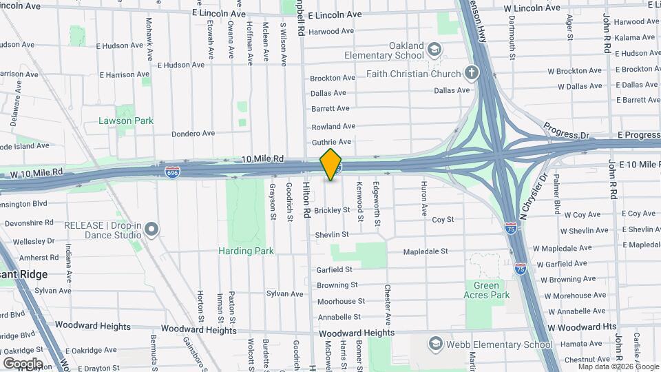 3350 McDowell St Map and Location Details