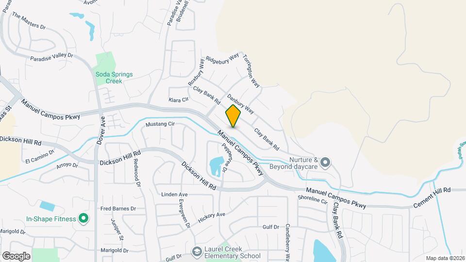 3856 Stafford Springs Way Map and Location Details