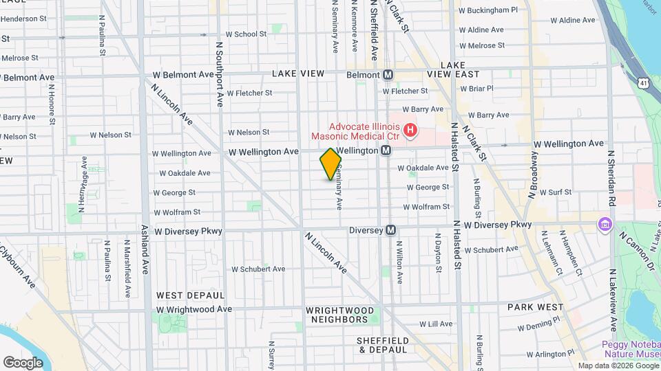 1110 W George St, Unit 7C Map and Location Details